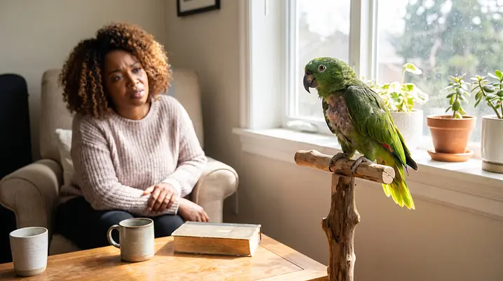 Pourquoi mon oiseau s'arrache-t-il les plumes ?