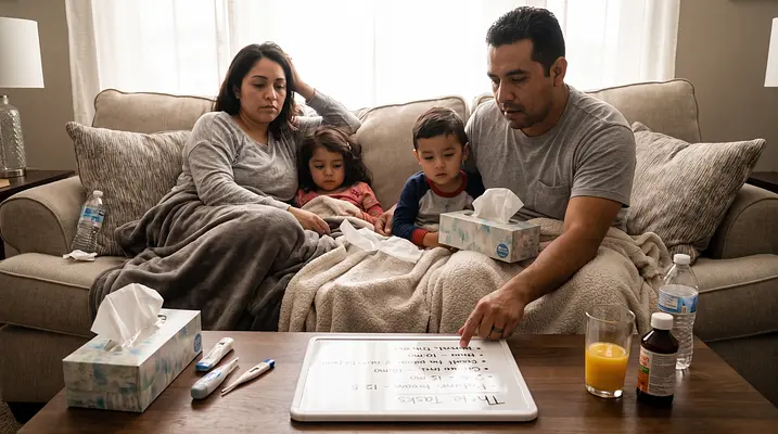 When the Whole House Goes Down: Staying Organized When Parents Are Sick Too